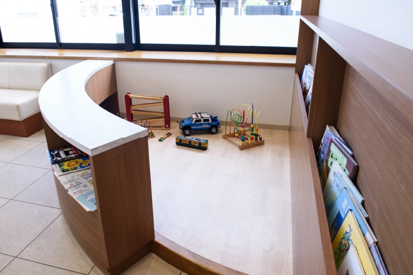 [写真]キッズスペース、ファミリールームを完備 2